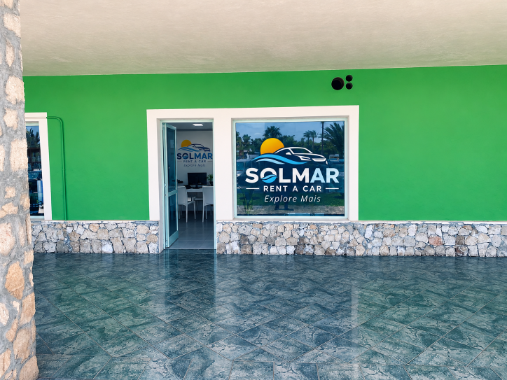 Fachada da Silvas & Santos Rent a Car